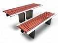 EM073 Table EM070 Bench, Urbano Setting, 2.jpg